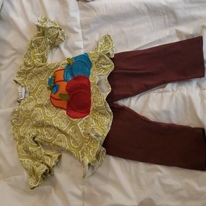 2T Fall pumpkin outfit